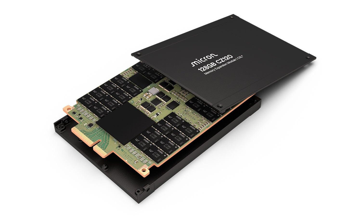 美光 CZ120 128GB 芯片开盖展示图