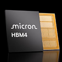 美光 HBM4 高带宽内存硅芯片