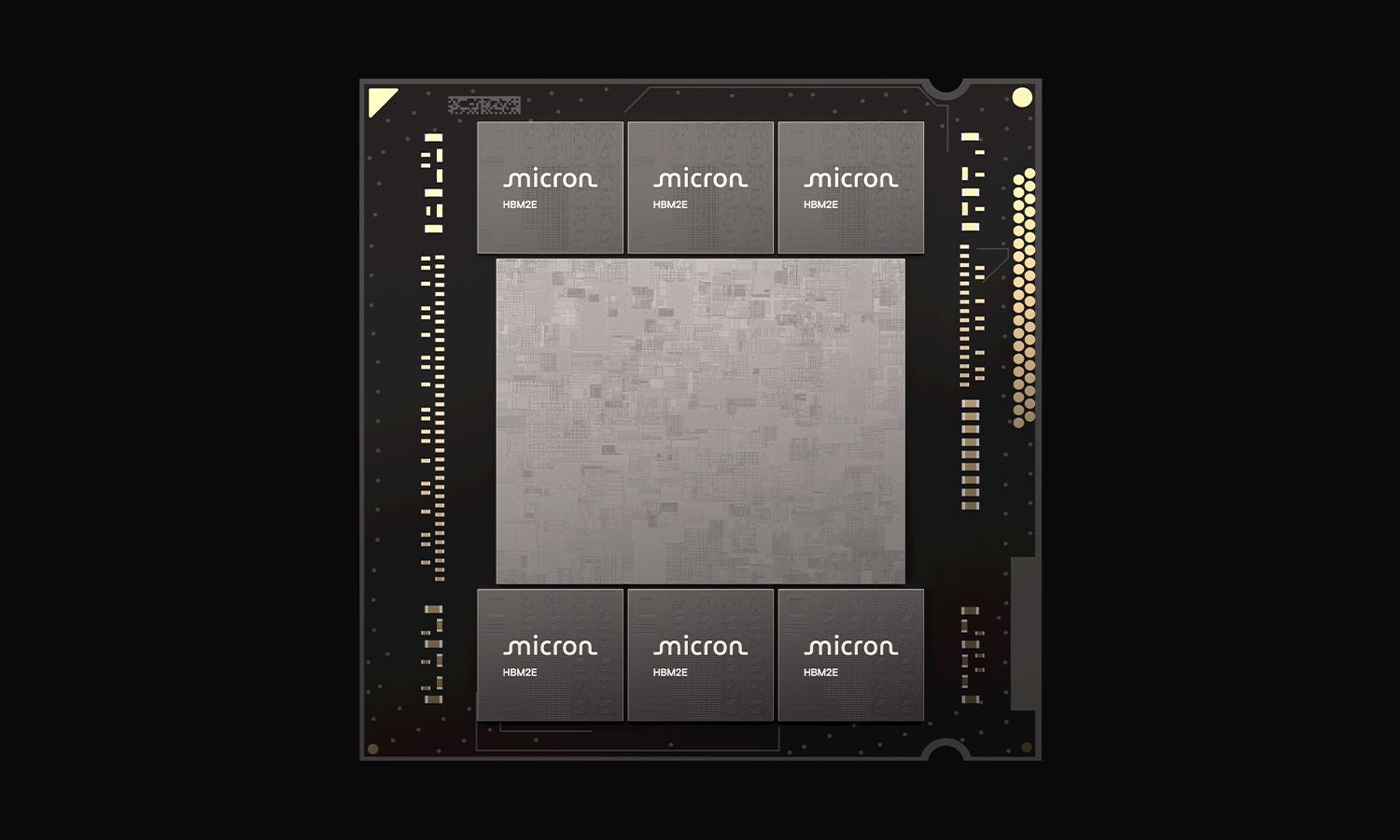 HBM2e 内存模块图片